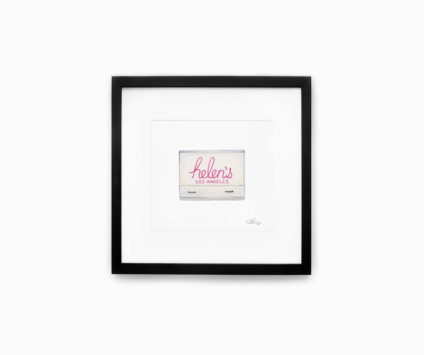 Helen's Matchbook Print