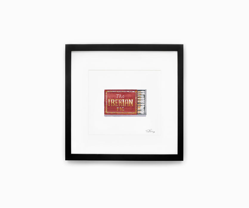 Iberian Pig Matchbook Print