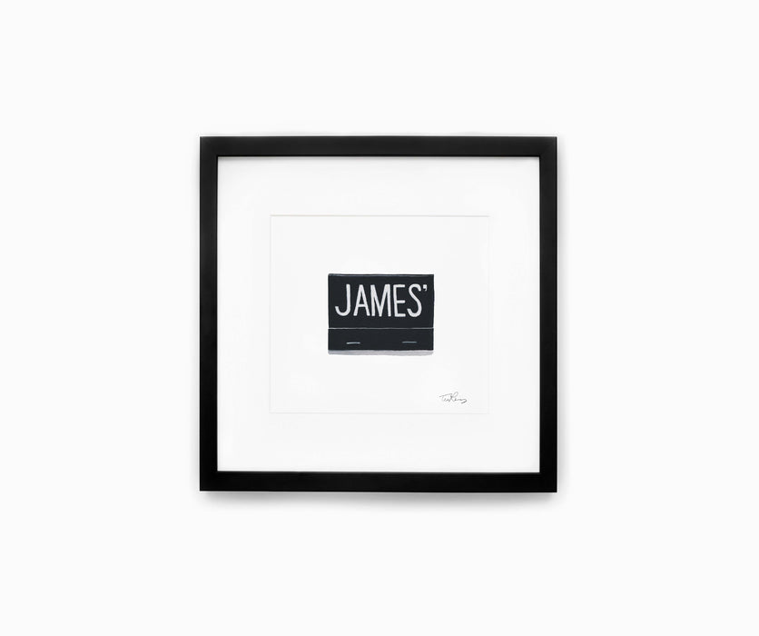 James' Beach Matchbook Print