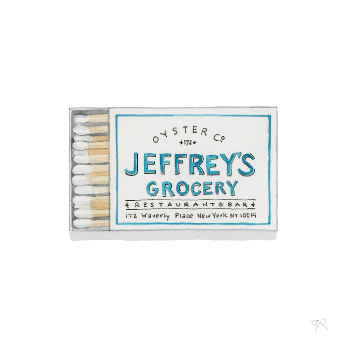 Jeffrey's Grocery Matchbook Print