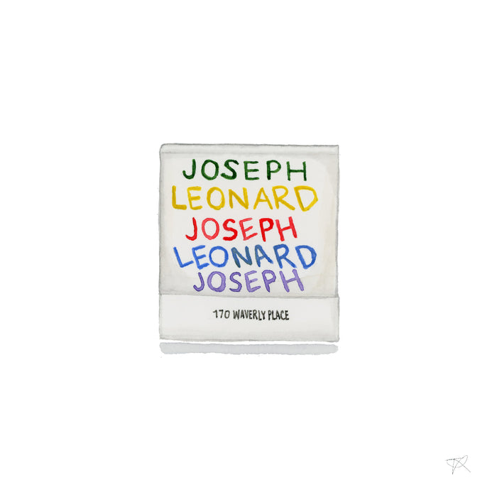 Joseph Leonard Matchbook Print