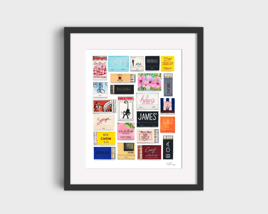 Los Angeles Matchbook Collection