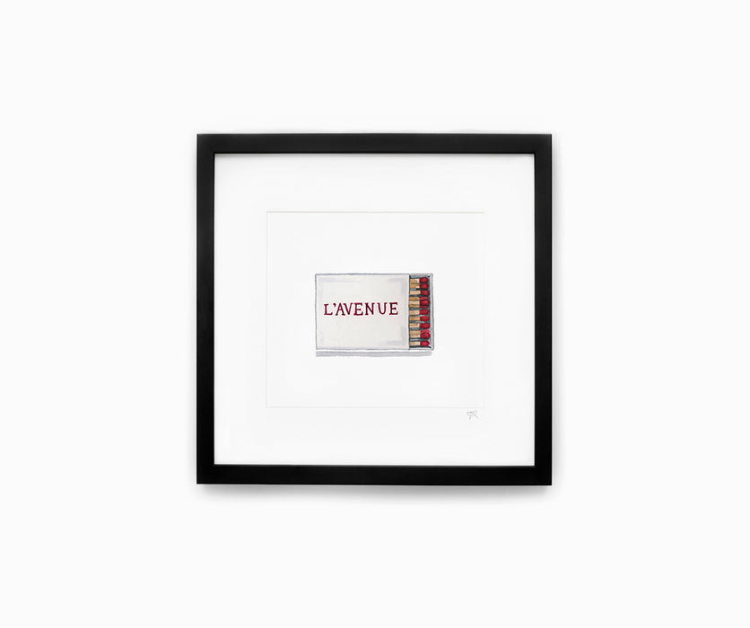 L'Avenue Matchbook Print