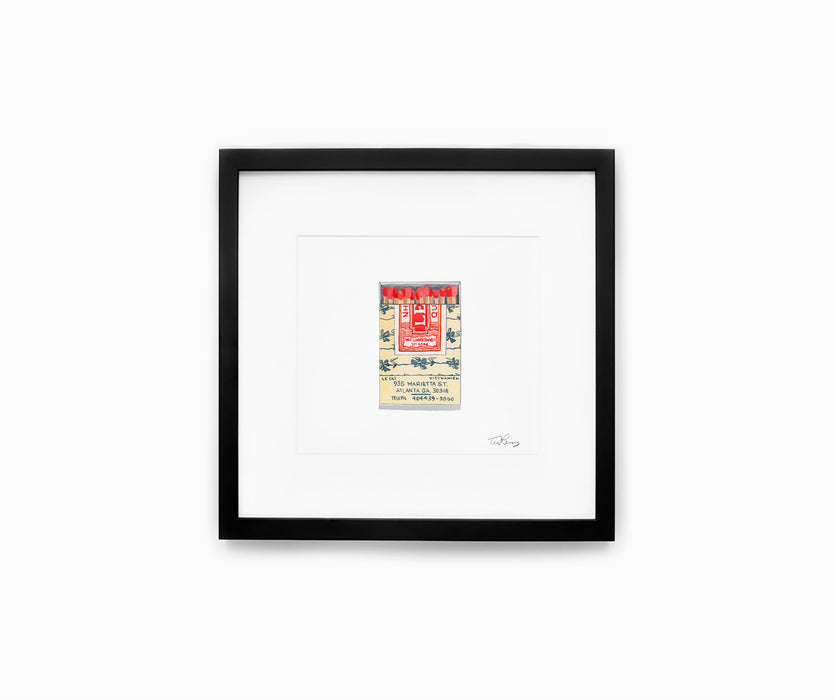 Le Fat Matchbook Print