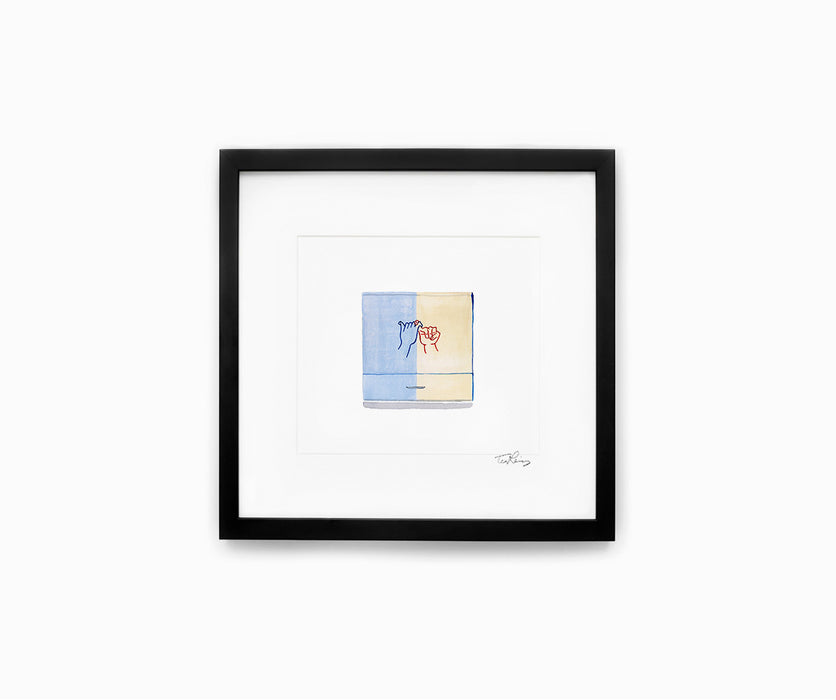 Le Politique Matchbook Print