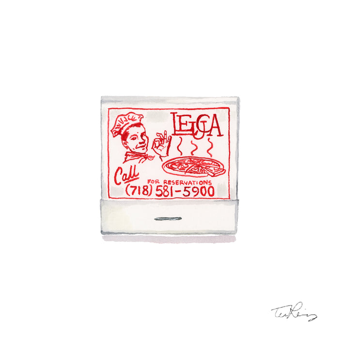 Leuca Matchbook Print