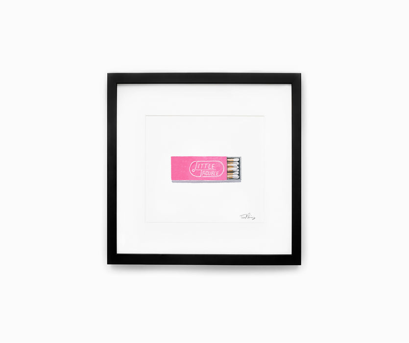 Little Trouble Matchbook Print