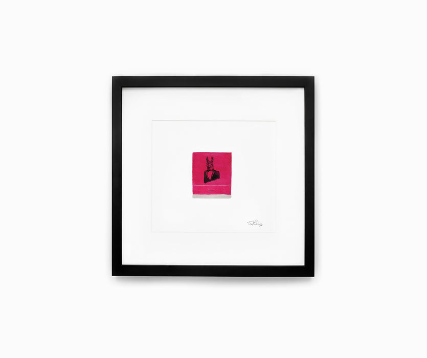 Llama Inn Matchbook Print