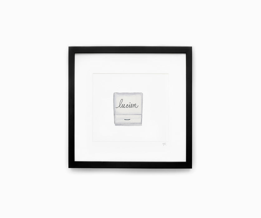 Lucien Matchbook Print
