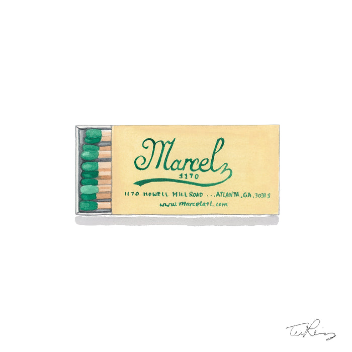 Marcel Matchbook Print