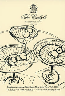  Martinis at Bemelmans