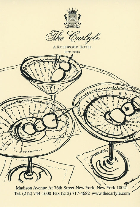 Martinis at Bemelmans