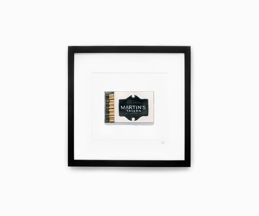 Martin's Tavern Matchbook Print