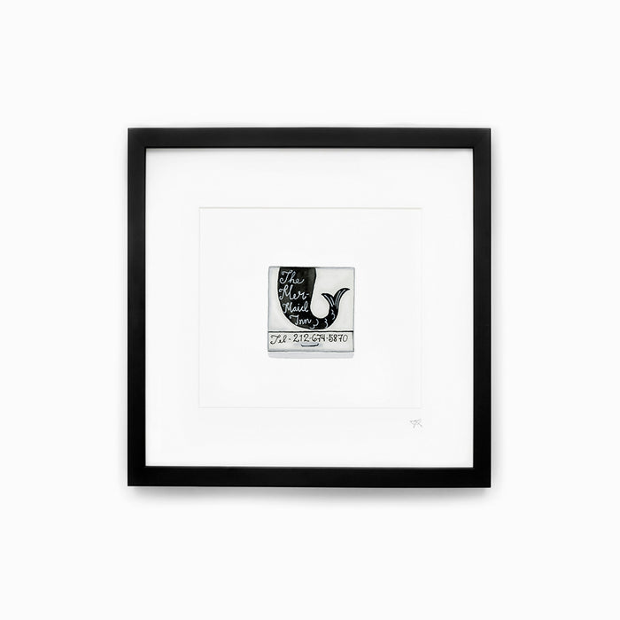 Mermaid Inn Matchbook Print