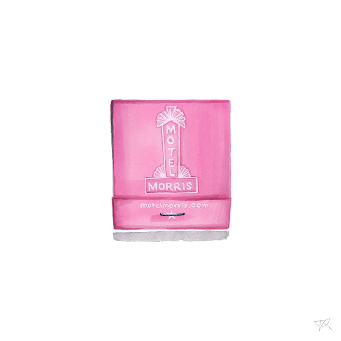 Motel Morris Matchbook Print