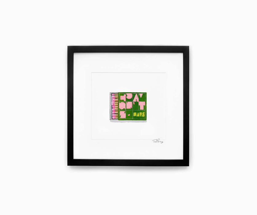 Nat's on Bank Matchbook Print