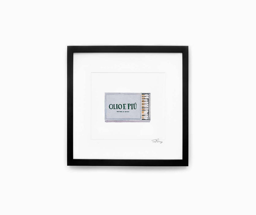 Olio E Piu Matchbook Print
