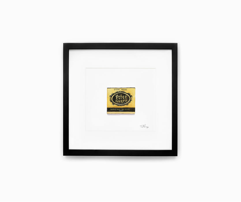 Peter Luger Matchbook Print
