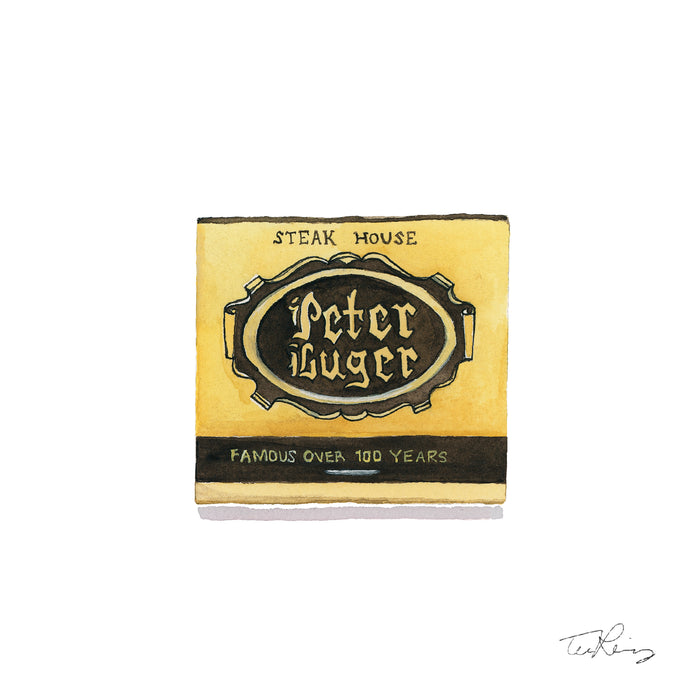 Peter Luger Matchbook Print