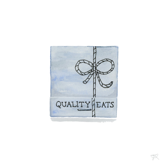 Quality Eats Matchbook Print