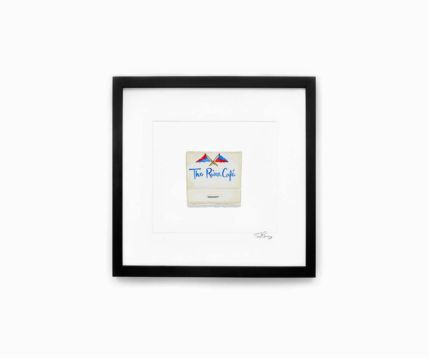 River Cafe Matchbook Print
