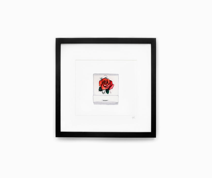 Roses Luxury Matchbook Print