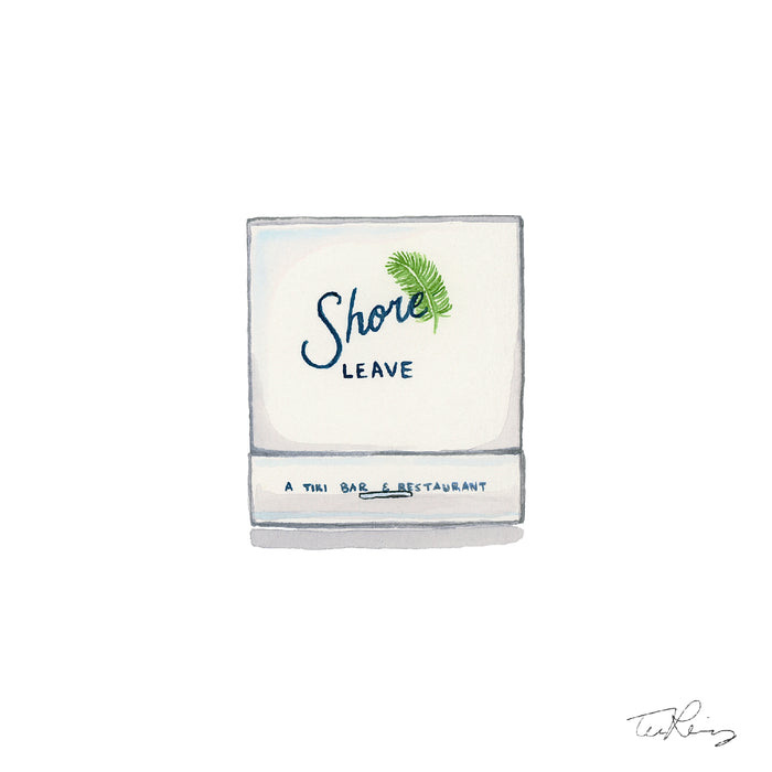 Shore Leave Matchbook Print