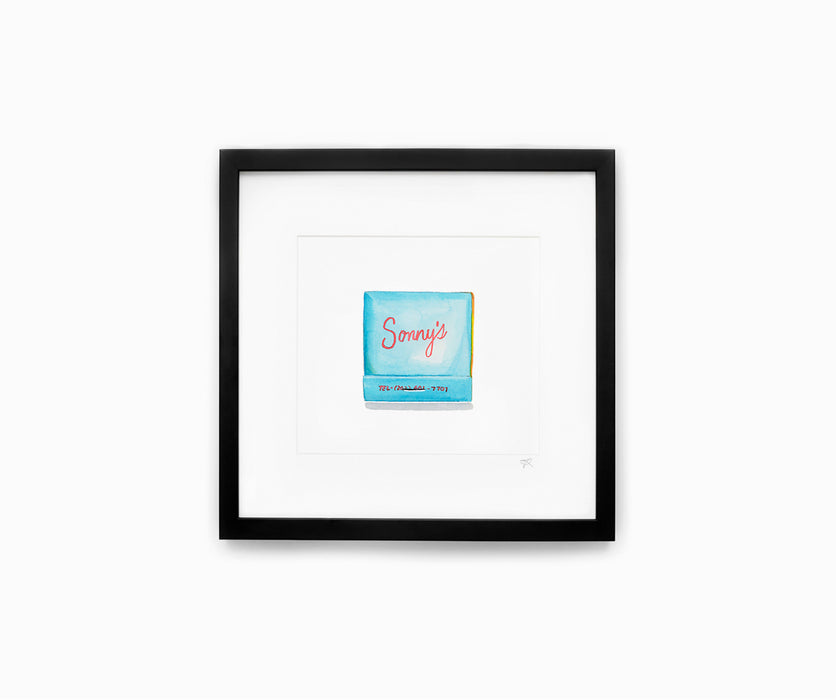 Sonny's Matchbook Print