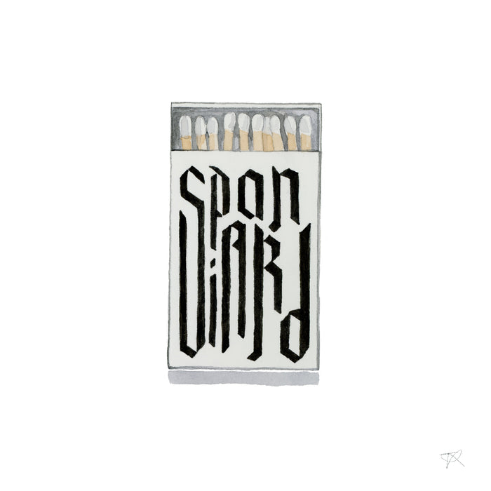 The Spaniard Matchbook Print
