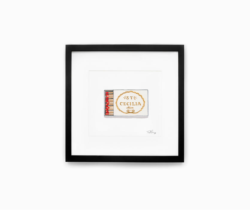 St. Cecilia Matchbook Print