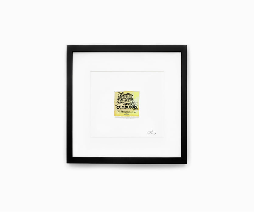 The Commodore Matchbook Print