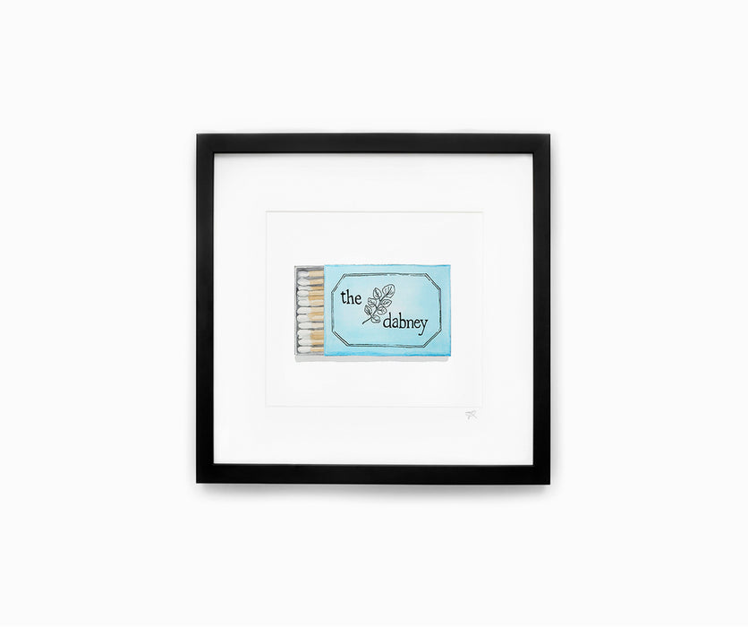 The Dabney Matchbook Print