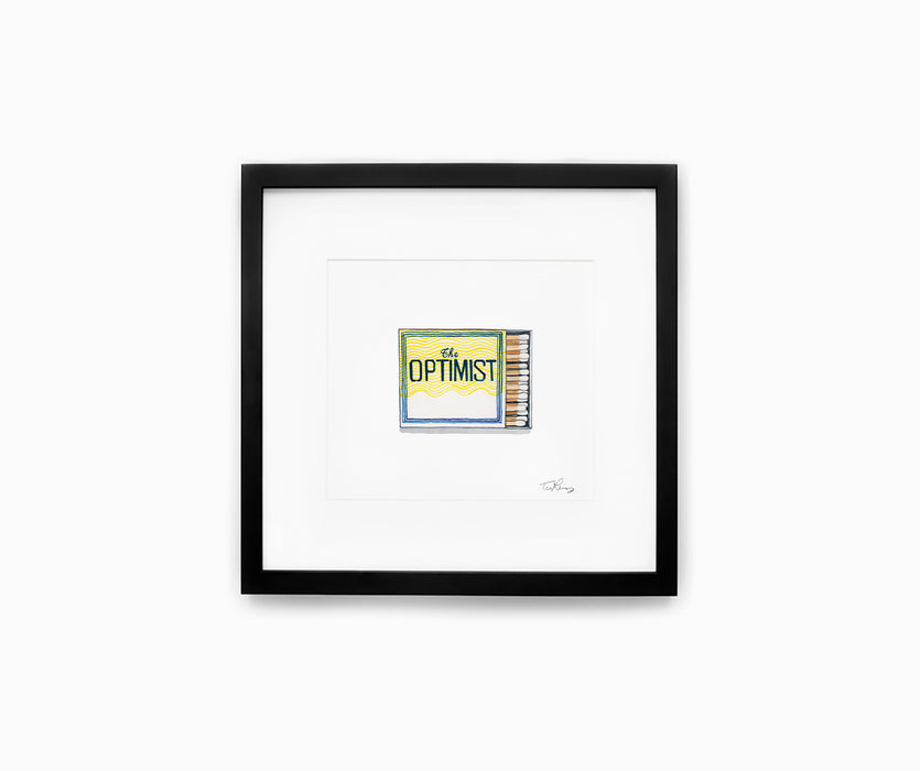 The Optimist Matchbook Print