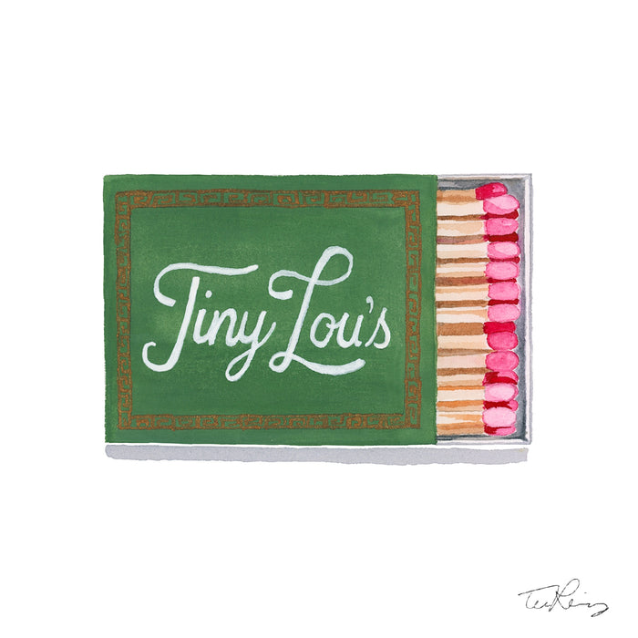 Tiny Lou's Matchbook Print