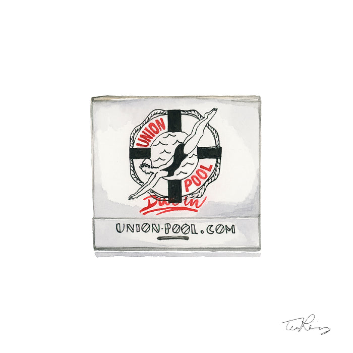 Union Pool Matchbook Print