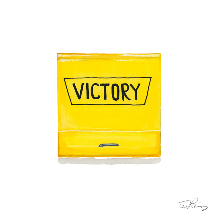 Victory Sandwich Bar Matchbook Print