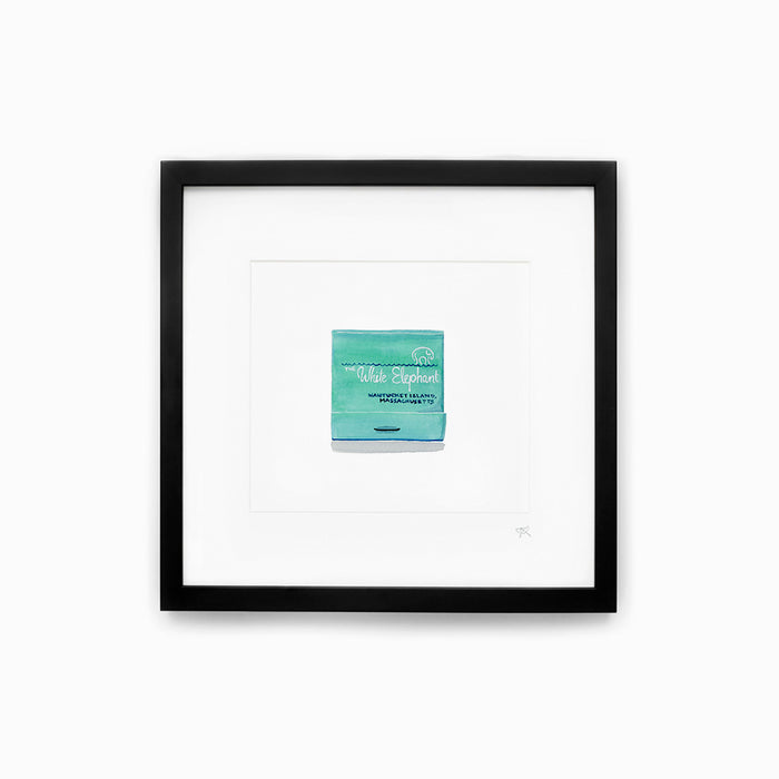 White Elephant Matchbook Print