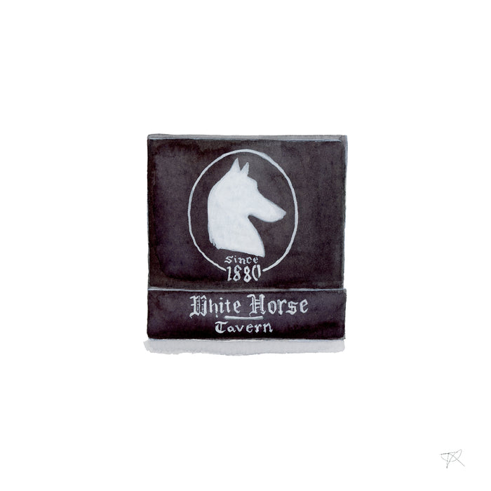 White Horse Tavern Matchbook Print