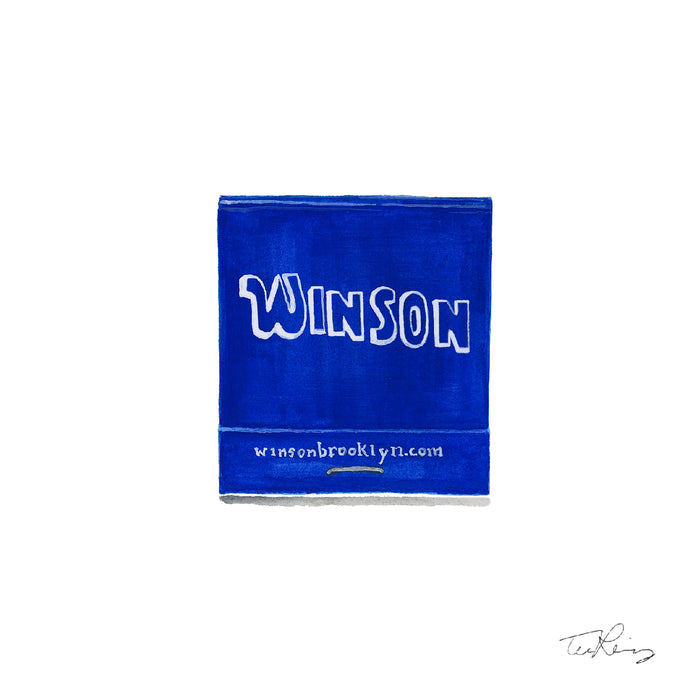 Win Son Matchbook Print