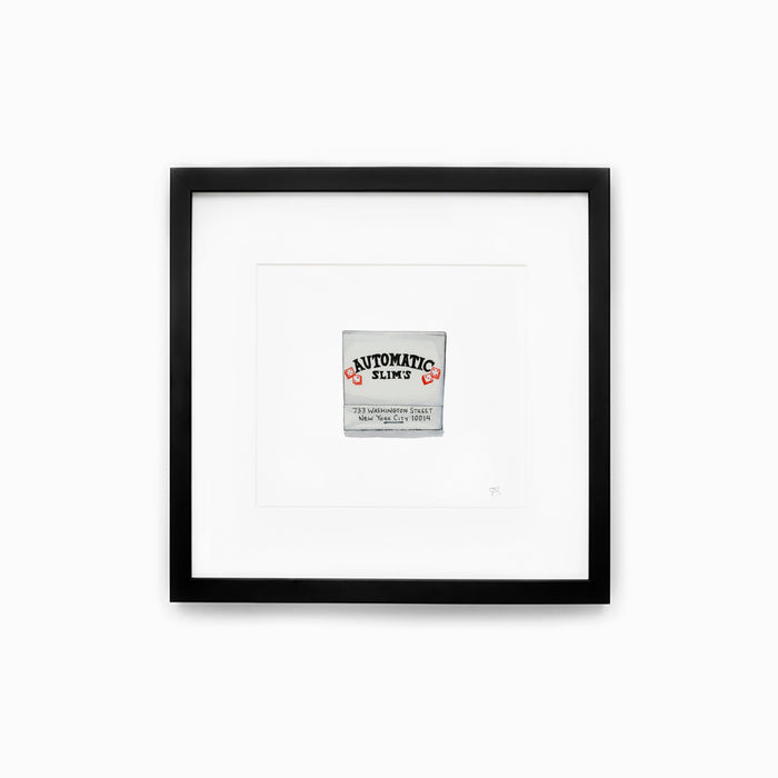 Automatic Slims Matchbook Print