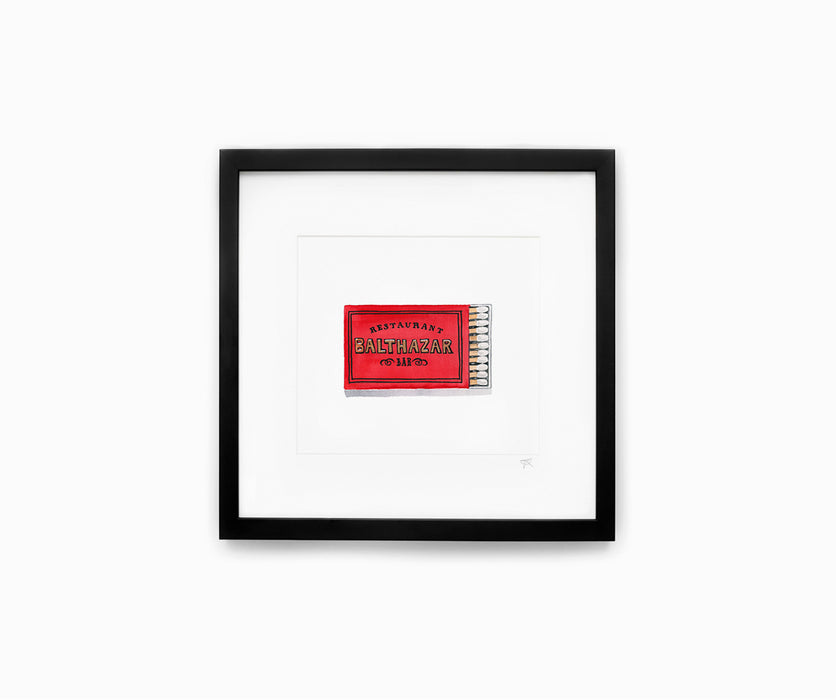 Balthazar Matchbook Print