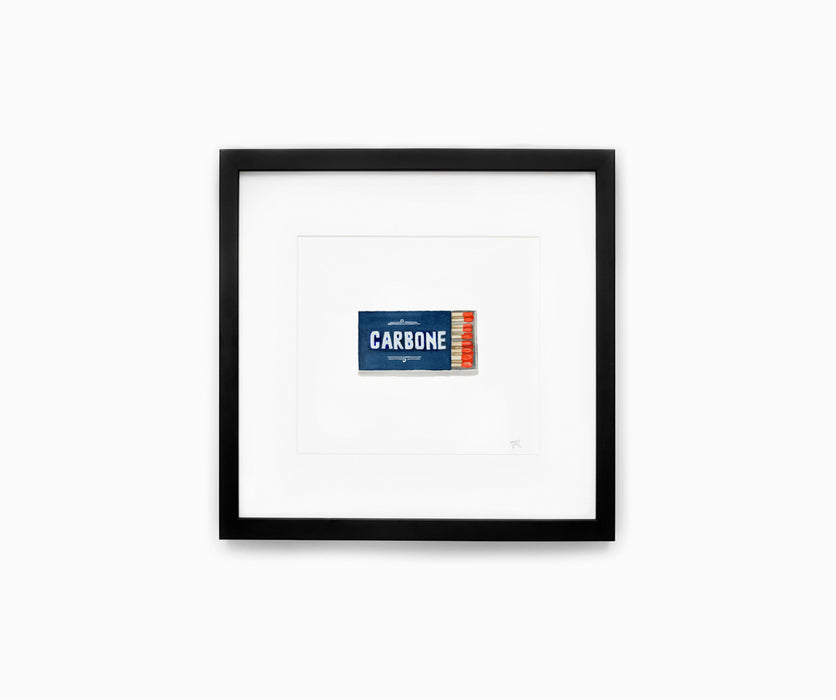 Carbone Matchbook Print