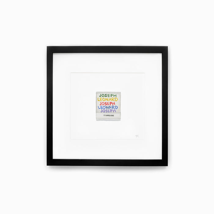 Joseph Leonard Matchbook Print