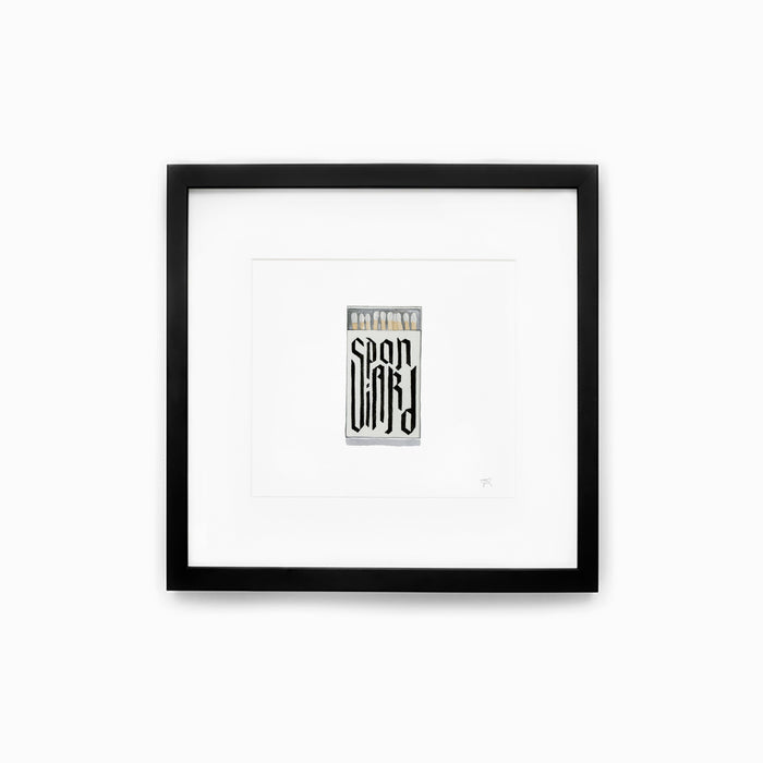 The Spaniard Matchbook Print